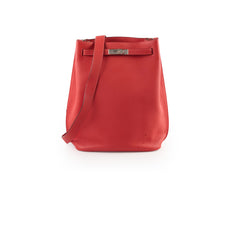 Hermes So Kelly 26 Red R Square Stamp