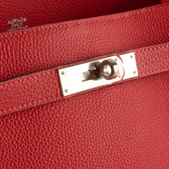 Hermes So Kelly 26 Red R Square Stamp