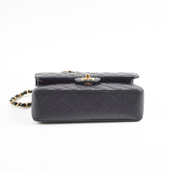 Chanel Quilted Caviar Small Classic Flap Black Series 31