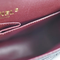 Chanel Quilted Caviar Small Classic Flap Black Series 31