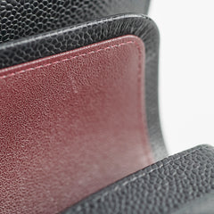 Chanel Quilted Caviar Small Classic Flap Black Series 31