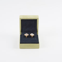 Van Cleef & Arpels VCA Alhambra Mother of pearl MOP Earrings