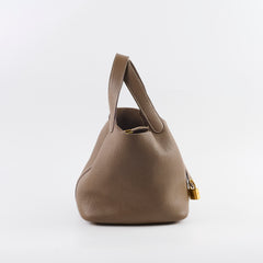 Hermes Picotin 18 Etoupe Clemence - D Stamp