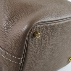 Hermes Picotin 18 Etoupe Clemence - D Stamp