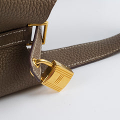 Hermes Picotin 18 Etoupe Clemence - D Stamp