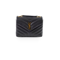 Saint Laurent Small Lou Lou GHW Storm