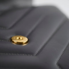 Saint Laurent Small Lou Lou GHW Storm