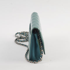 Chanel Wallet on Chain WOC Blue/Green/Turquoise
