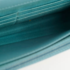 Chanel Wallet on Chain WOC Blue/Green/Turquoise