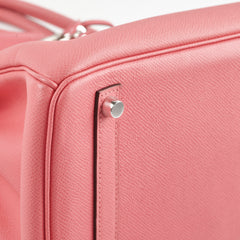 Hermes Birkin 30 Rose lipstick X Stamp