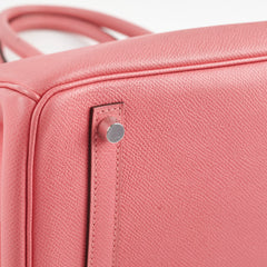 Hermes Birkin 30 Rose lipstick X Stamp