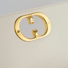 Dior Caro Medium Flap White