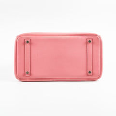 Hermes Birkin 30 Rose lipstick X Stamp