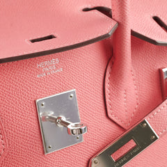 Hermes Birkin 30 Rose lipstick X Stamp