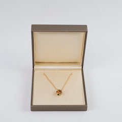 Bvlgari Serpenti Viper Necklace Diamonds Onyx Pink Gold