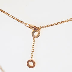 Bvlgari Serpenti Viper Necklace Diamonds Onyx Pink Gold