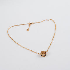 Bvlgari Serpenti Viper Necklace Diamonds Onyx Pink Gold