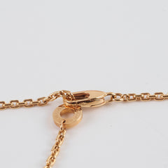 Bvlgari Serpenti Viper Necklace Diamonds Onyx Pink Gold