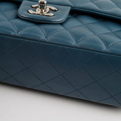 Chanel Medium/Large Double Classic Flap Blue