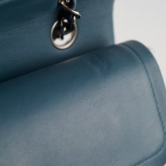 Chanel Medium/Large Double Classic Flap Blue