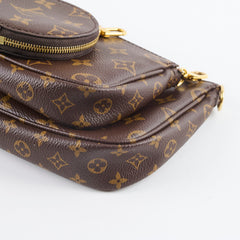 Louis Vuitton Multi Pochette Monogram Khaki Microchip