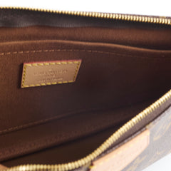 Louis Vuitton Multi Pochette Monogram Khaki Microchip