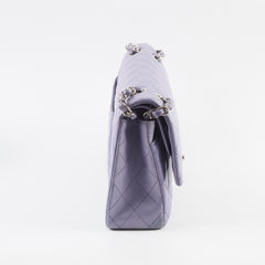 Chanel M/L Classic Flap Lambskin Gunmetal Grey