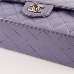 Chanel M/L Classic Flap Lambskin Gunmetal Grey