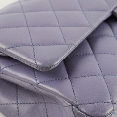 Chanel M/L Classic Flap Lambskin Gunmetal Grey