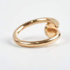 Cartier Juste En Clou JUC Ring Yellow Gold Size 52