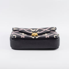 Louis Vuitton Metis Giant Broderies Leather Black