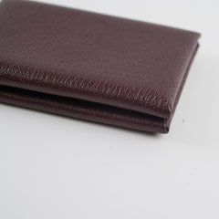 Hermes Calvi Duo Compact Card Holder Rouge Sellier