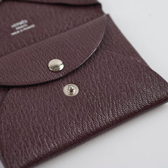 Hermes Calvi Duo Compact Card Holder Rouge Sellier