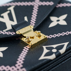 Louis Vuitton Metis Giant Broderies Leather Black
