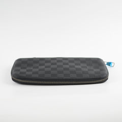Louis Vuitton Zip Around Organizer Damier Ebene Black