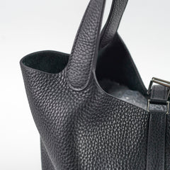 Hermes Picotin 22 Lock Bag Noir A Stamp