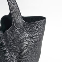 Hermes Picotin 22 Lock Bag Noir A Stamp