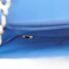 Chanel Mini Rectangular Classic Chevron Lambskin Blue 27 series