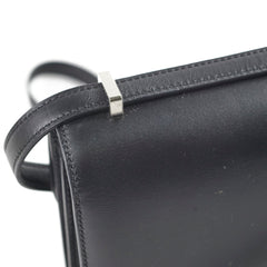 Hermes Constance Limited Edition 18 Noir Optique Veau Monsieur Enamel Hardware C stamp