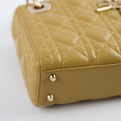 Christian Dior Mini Lady Dior Mustard