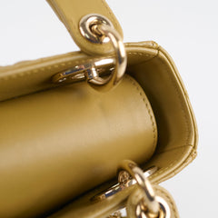 Christian Dior Mini Lady Dior Mustard