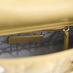 Christian Dior Mini Lady Dior Mustard