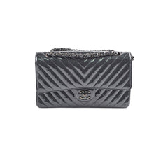 Deal of The Week - Chanel Medium/Large Double Classic Flap So Black Shoulder Bag