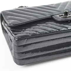 Deal of The Week - Chanel Medium/Large Double Classic Flap So Black Shoulder Bag