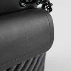 Deal of The Week - Chanel Medium/Large Double Classic Flap So Black Shoulder Bag