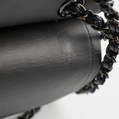 Deal of The Week - Chanel Medium/Large Double Classic Flap So Black Shoulder Bag