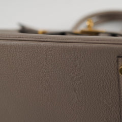 Hermes Birkin 25 Gris Asphalte Novillo Stamp D