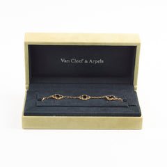 Van Cleef & Arpels Vintage Alhambra 5 Motifs Bracelet Onyx 2022