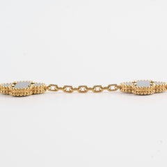Van Cleef & Arpels Vintage Alhambra 5 Motifs Bracelet Onyx 2022