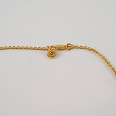 Hermes Heritage Equestre Pendant Necklace Costume Jewellery Mauve